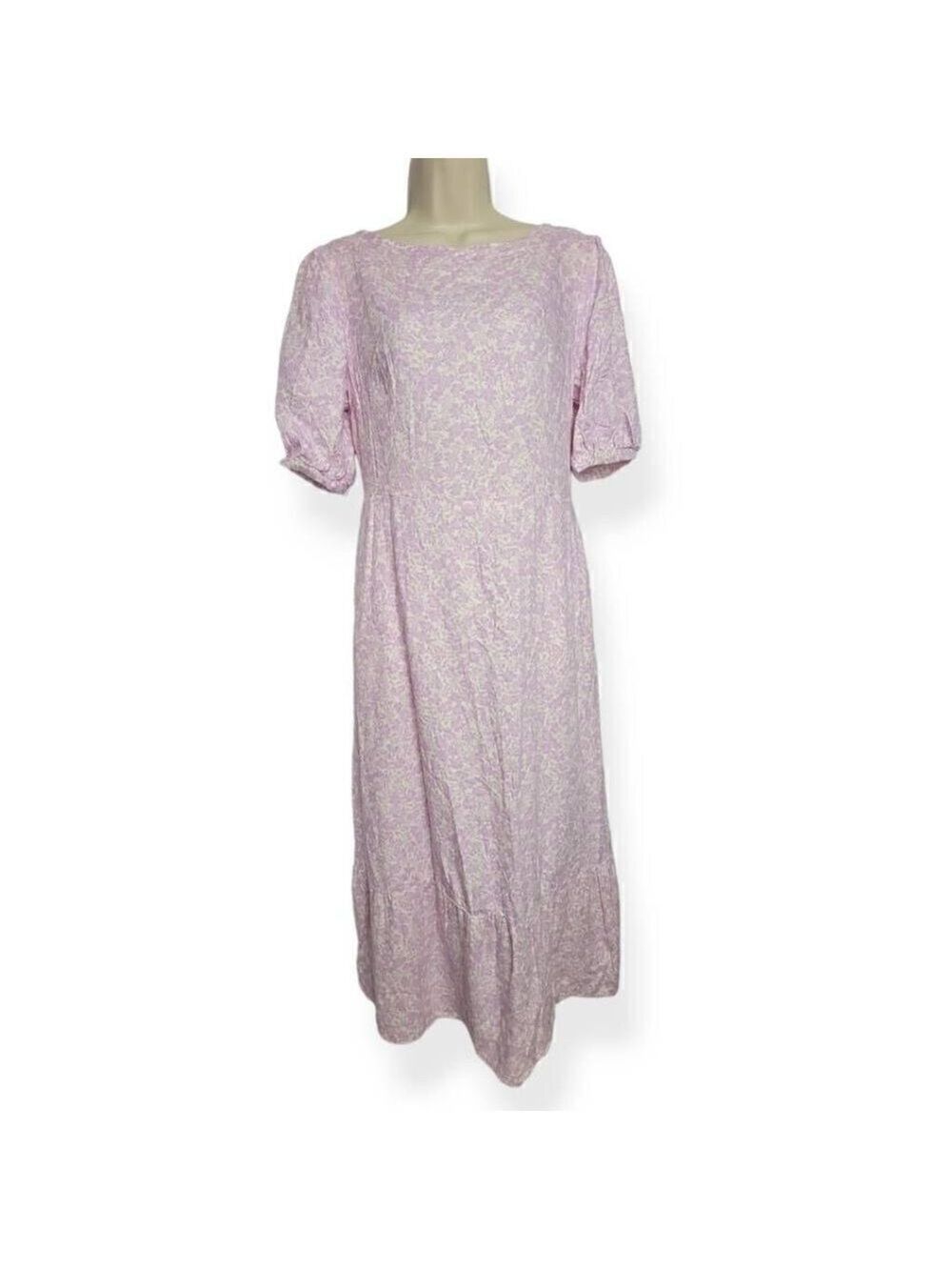 Who What Wear  Floral Orchid Bouquet Maxi Dress Small